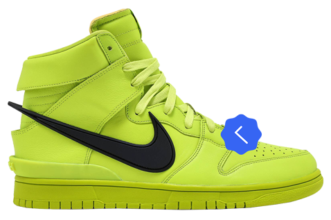 AMBUSH x Nike Dunk High Flash Lime